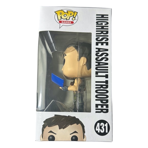Funko Pop! Games Fortnite Highrise Assault Trooper #431 Vinyl DAMAGED - Picture 2 of 4